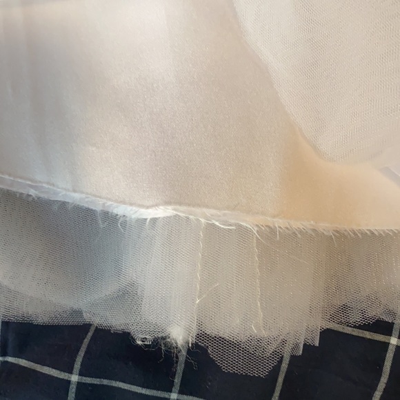 Gorgeous Two Piece w Swarovski Crystals Beading Formal Dress White S M L Skirt - Picture 11 of 15